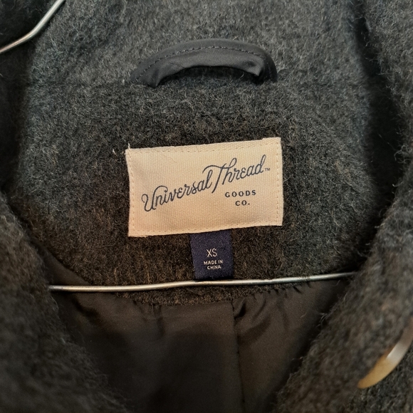 Universal Thread Womens Wool Oversized Brushed Shirt Jacket Size Xtra Small Grey - Picture 5 of 7